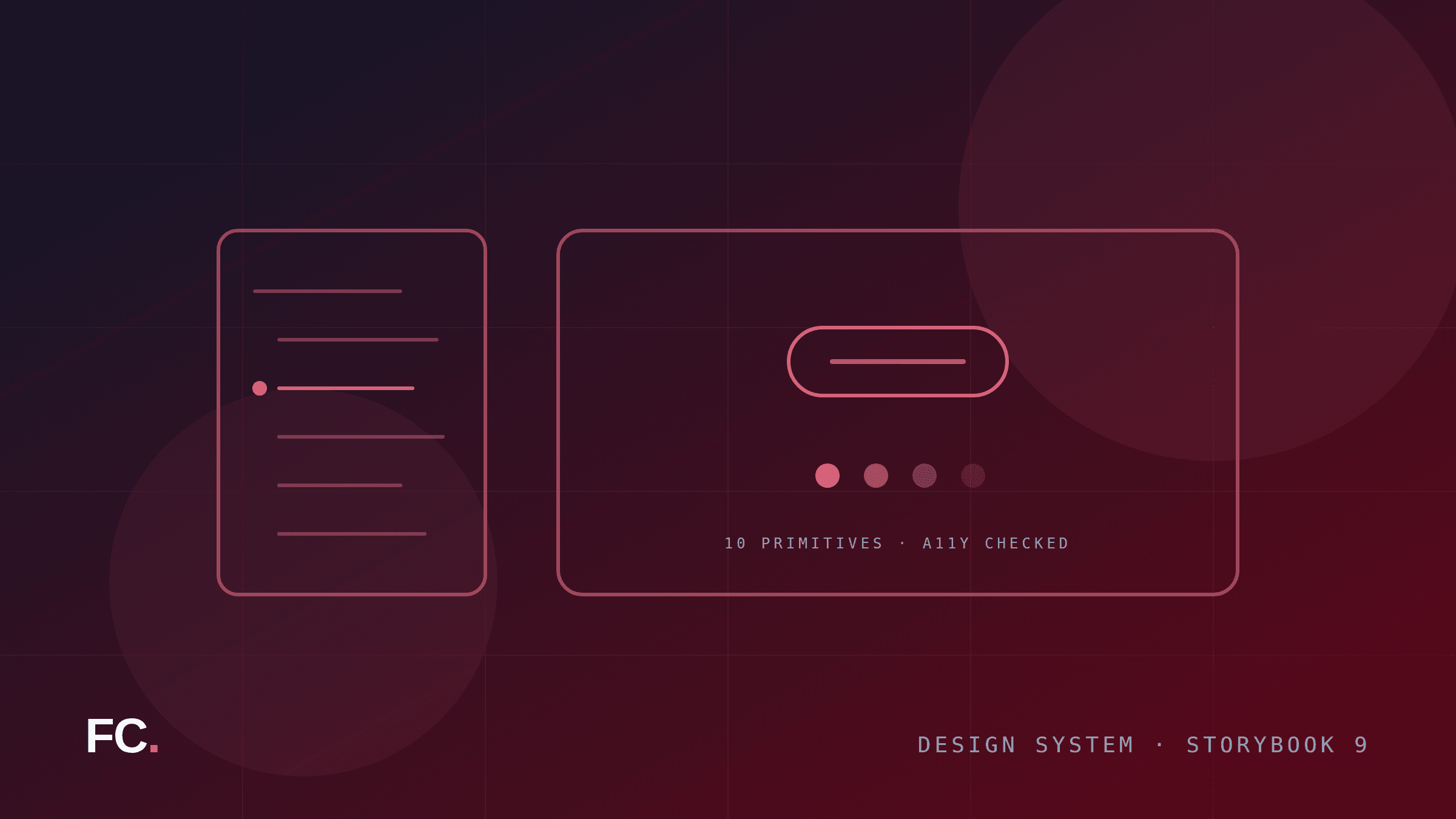 Component library and Storybook